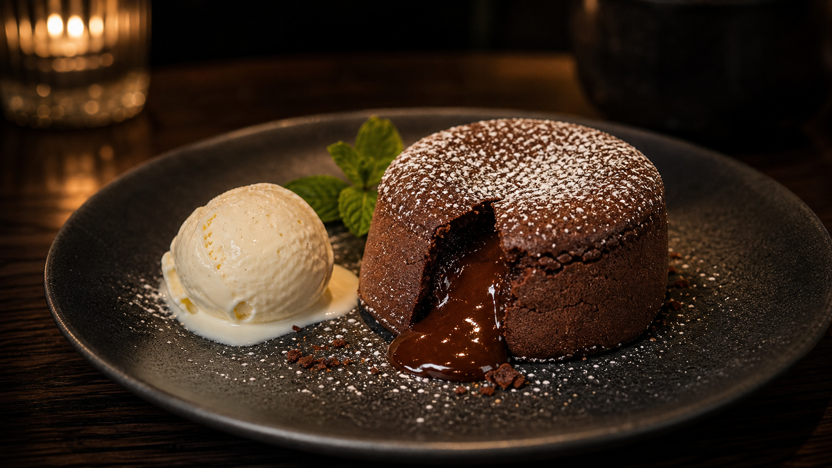 Schokoladensoufflé bei VIVO! Santa Ponsa